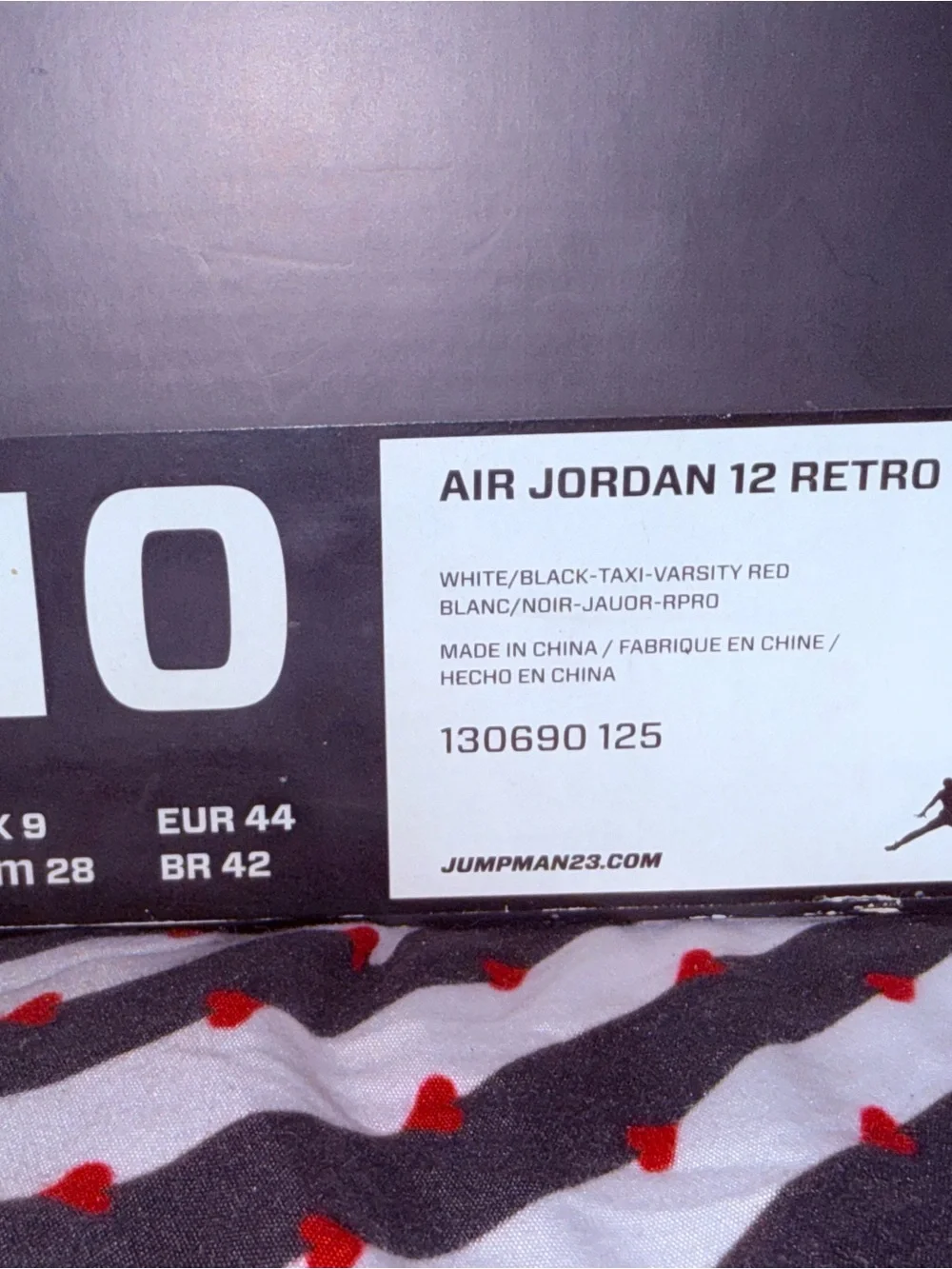 Jordan 12 retro taxis Men’s Basketball Shoes - White, Black & Gold Accents
